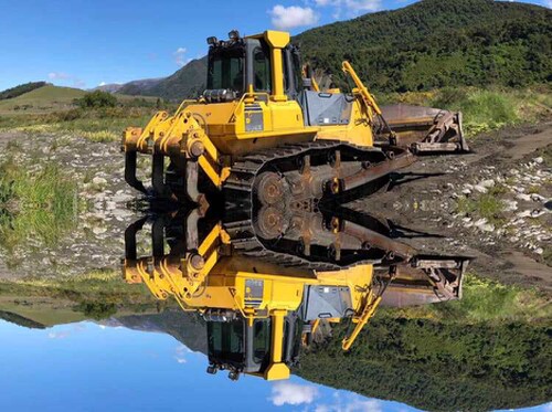 River crossing reflections